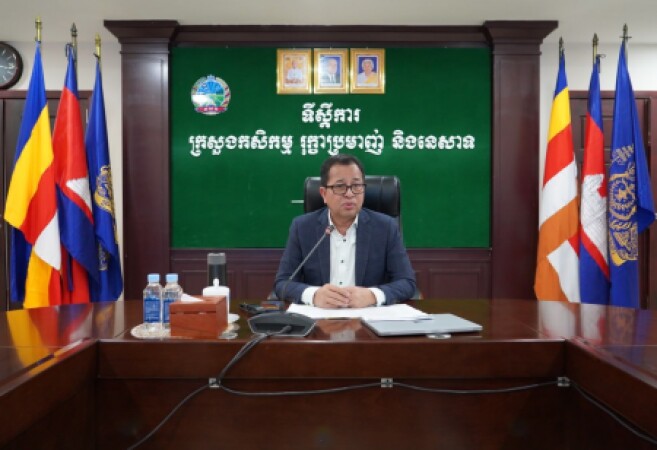 កិច្ចប្រជុំពិនិត្យ និងពិភាក្សាលើរបាយការណ៍វឌ្ឍនភាពនៃការអនុវត្តគម្រោងឆមាសទី១ ឆ្នាំ២០២៥​ និងលើកវិធានការជំរុញការអនុវត្តសកម្មភាពគម្រោង ACSEP