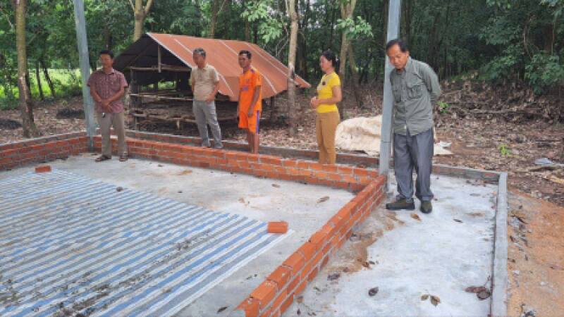 ចុះត្រួតពិនិត្យ និងវាយតម្លៃការរៀបចំគ្រឹះក្រោមនៃទ្រុងមាន់ ក្រោមគម្រោងប្រកួតប្រជែងខ្សែច្រវ៉ាក់តម្លៃនិងលើកកម្ពស់សុវត្ថិភាពកសិកម្ម (ACSEP) ក្នុងខេត្តត្បូងឃ្មុំ និងខេត្តកំពង់ធំ