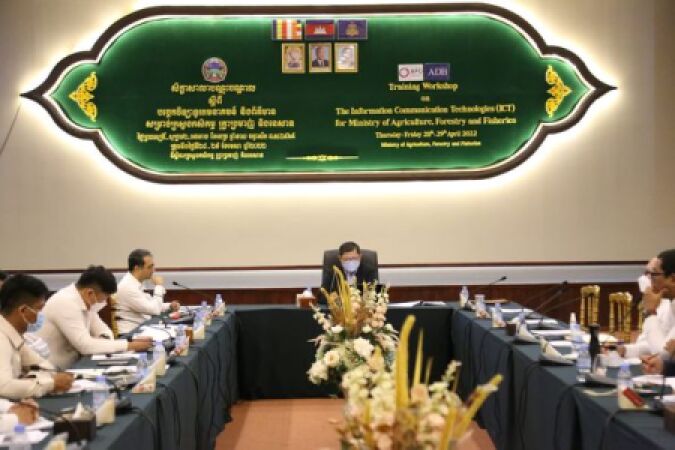 សិក្ខាសាលាបណ្តុះបណ្តាលស្តីពី បច្ចេកវិទ្យាព័ត៌មាន និងទូរគមនាគមន៍ សម្រាប់មន្ត្រីនៃក្រសួងកសិកម្ម រុក្ខាប្រមាញ់ និងនេសាទ