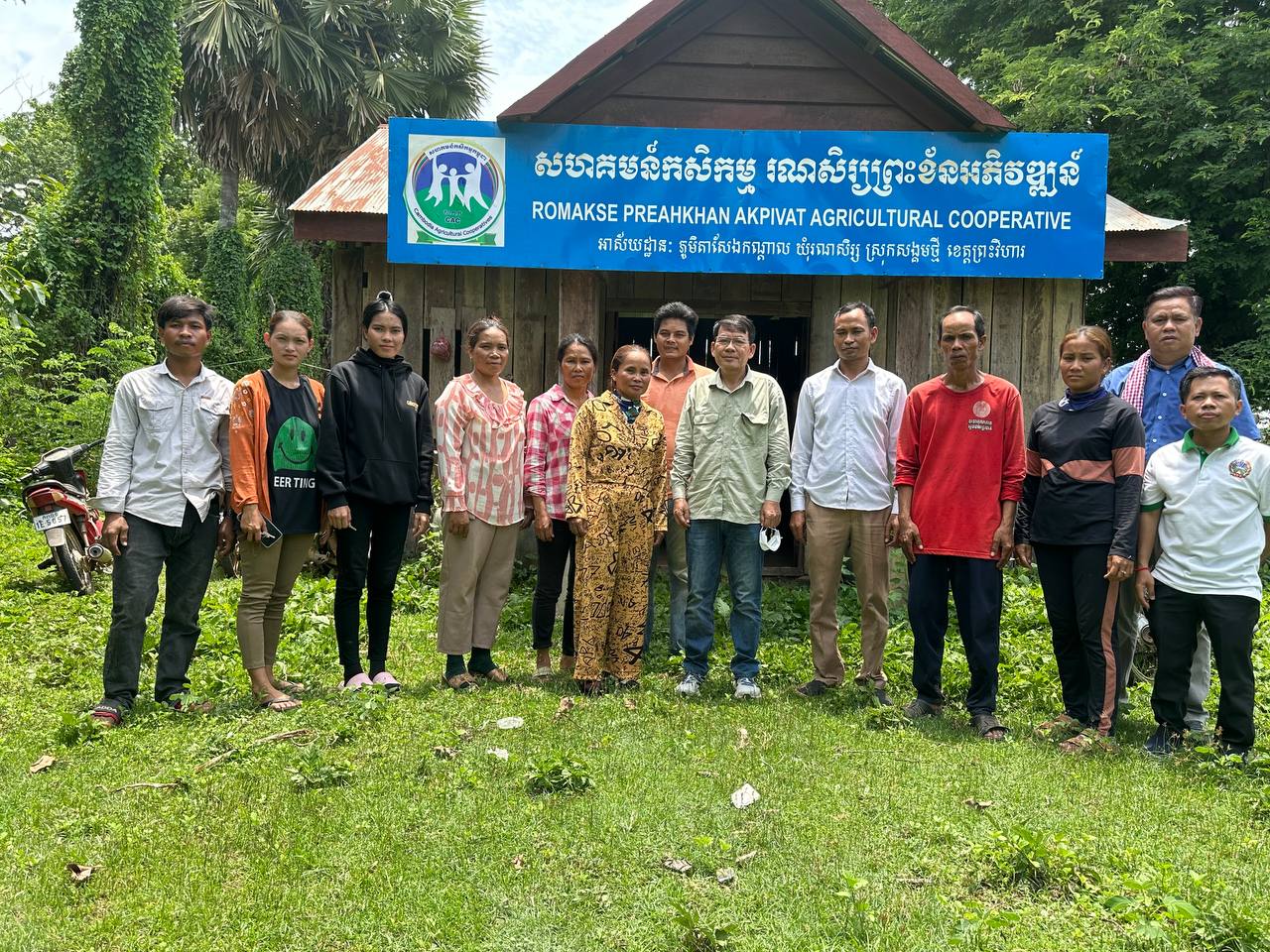 សំភាសន៍ សហគមន៍កសិកម្មដើម្បីជ្រើសរើសជាអ្នកទទួលផលពីគម្រោង (ACSEP)  ដែលសហគមន៍កសិកម្មស្ថិតនៅខេត្តព្រះវិហារ