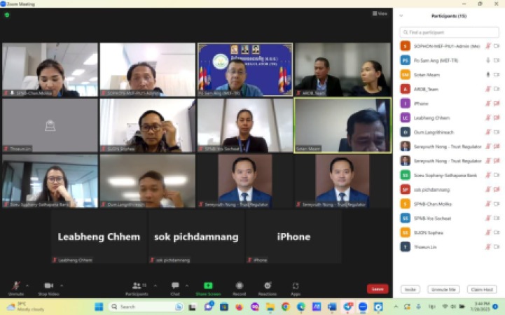 virtual technical meeting with Participatory Financial Institution (PFIs)