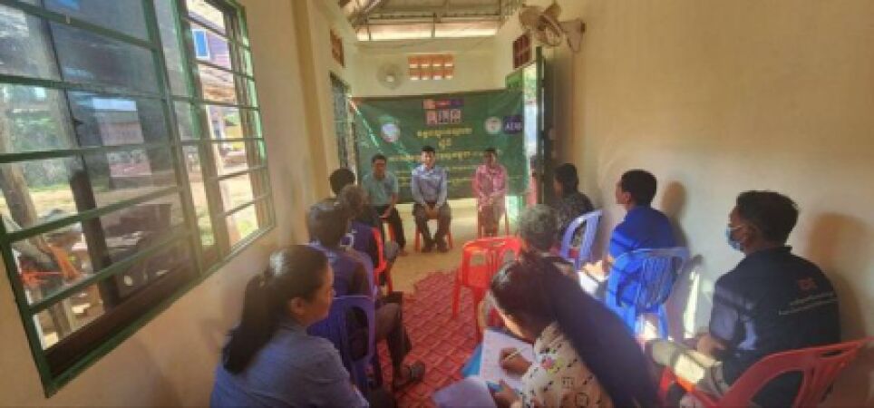 វគ្គបណ្តុះបណ្តាលស្តីពី “ស្តង់ដារនៃការអនុវត្តកសិកម្មល្អកម្ពុជា CamGAP”​ នៅភូមិជើងទាន ឃុំជើងទាន ស្រុកចុងកាល់ ខេត្តឧត្តរមានជ័យ