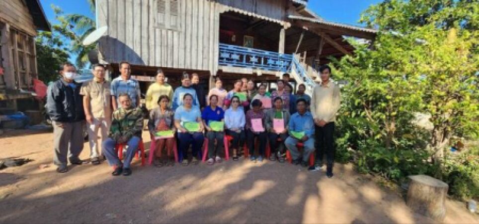 វគ្គបណ្តុះបណ្តាលស្តីពី “ស្តង់ដារនៃការអនុវត្តកសិកម្មល្អកម្ពុជា CamGAP​ និងប្រព័ន្ធធានាដោយមានការចូលរួម​ PGS” នៅភូមិអូរឫស្សី ឃុំសំរោង ស្រុកសំរោង ខេត្តឧត្តរមានជ័យ