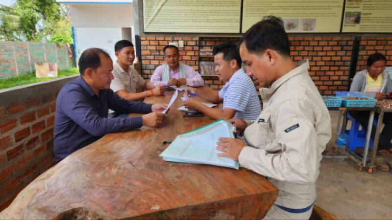 ចុះវាយតម្លៃ និងតាមដានសហគ្រាសកសិកម្ម ក្រោយបានចូលរួមវគ្គបណ្តុះបណ្តាលសុវត្ថិភាពចំណីអាហារ នៅខេត្តសៀមរាប