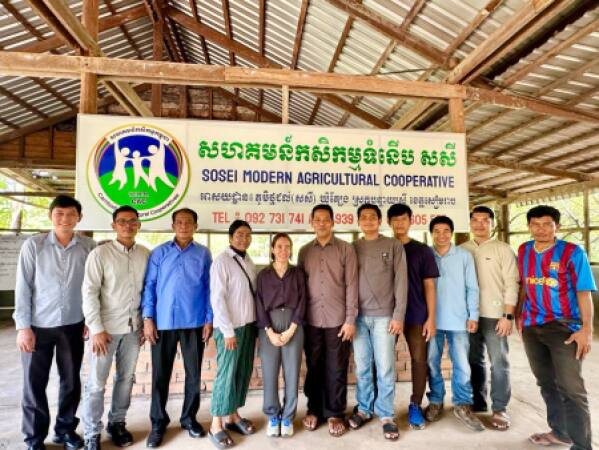 ចុះតម្រង់ទិសផ្នែកបច្ចេកទេសជូនដល់សហគមន៍កសិកម្មក្នុងខេត្តសៀមរាប