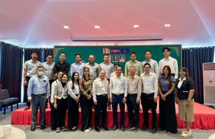 វគ្គបណ្តុះបណ្តាលស្តីពី “ការពង្រឹង និងបង្កើនសមត្ថភាពបន្ថែមលើការគ្រប់គ្រងហិរញ្ញវត្ថុ និងការអនុវត្តចំណាយថវិកាគម្រោង” នៅសណ្ឋាគារសង្គហមិត្ត ខេត្តកែប