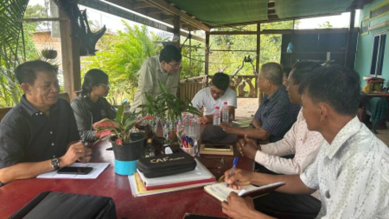 ចុះកំណត់អត្តសញ្ញាណ និងជ្រេីសរេីសសហគមន៍កសិកម្មនៅខេត្តឧត្តរមានជ័យ